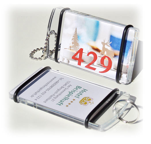 Edle Hotelschl&uuml;sselanh&auml;nger