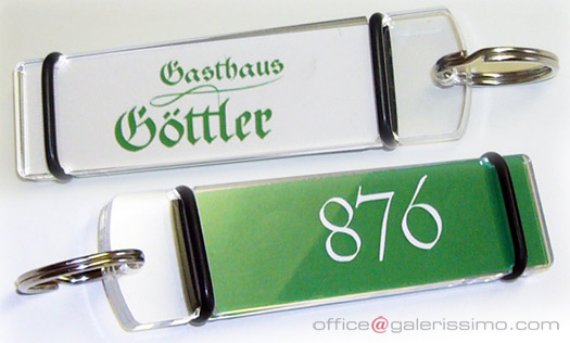 Edle Hotelschl&uuml;sselanh&auml;nger