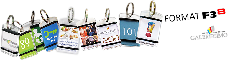 Kleine, personalisierbare Schlüsselanhänger