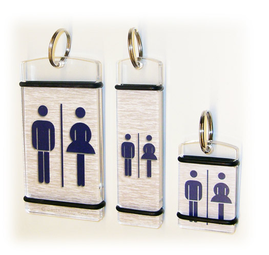 Schlüsselanhänger WC