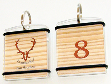 Schlüsselanhänger 6 x 6 cm