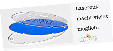 Schlüsselanhänger mit innnenliegender Gravur