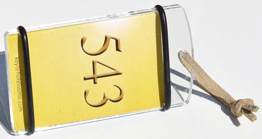 hochwertige Hotelschl&uuml;sselanh&auml;nger