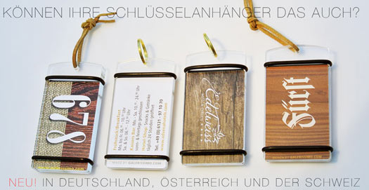 hochwertige Hotelschl&uuml;sselanh&auml;nger